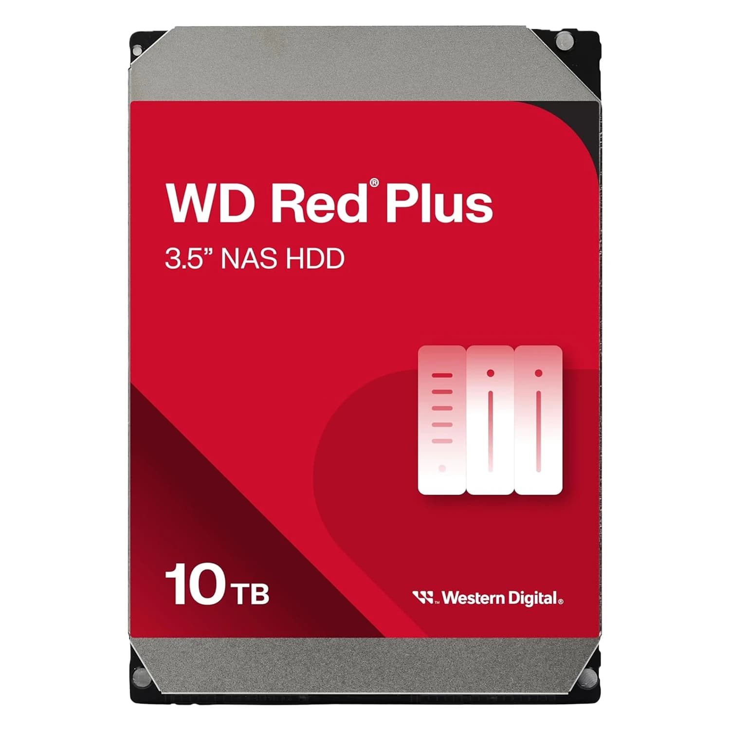 Acessório · Western Digital HD Western Digital WD Red Plus NAS 10TB 3.5" SATA 3 7200PRM - WD100EFGX