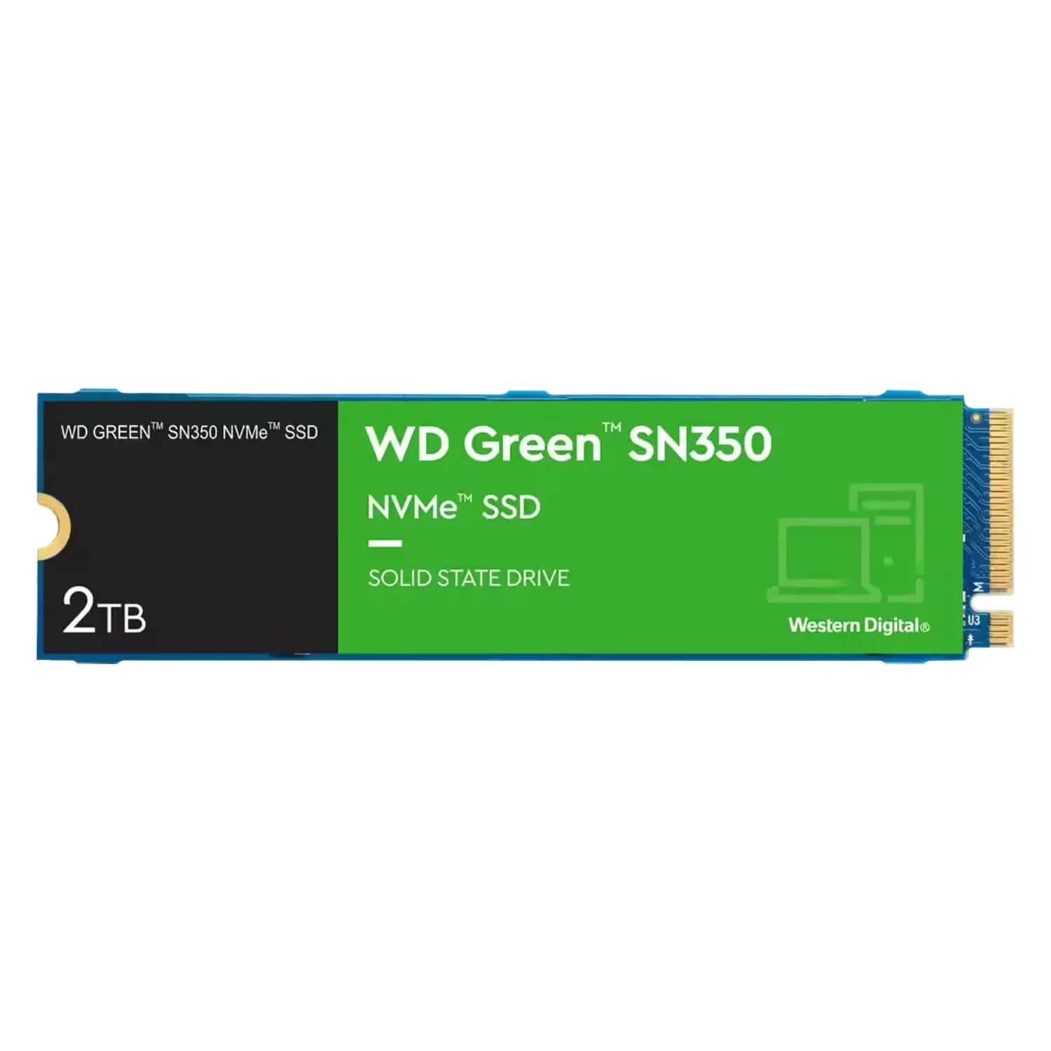 Acessório · Western Digital SSD M.2 Western Digital SN350 Green 2TB NVMe PCIe Gen3 - WDS200T3G0C