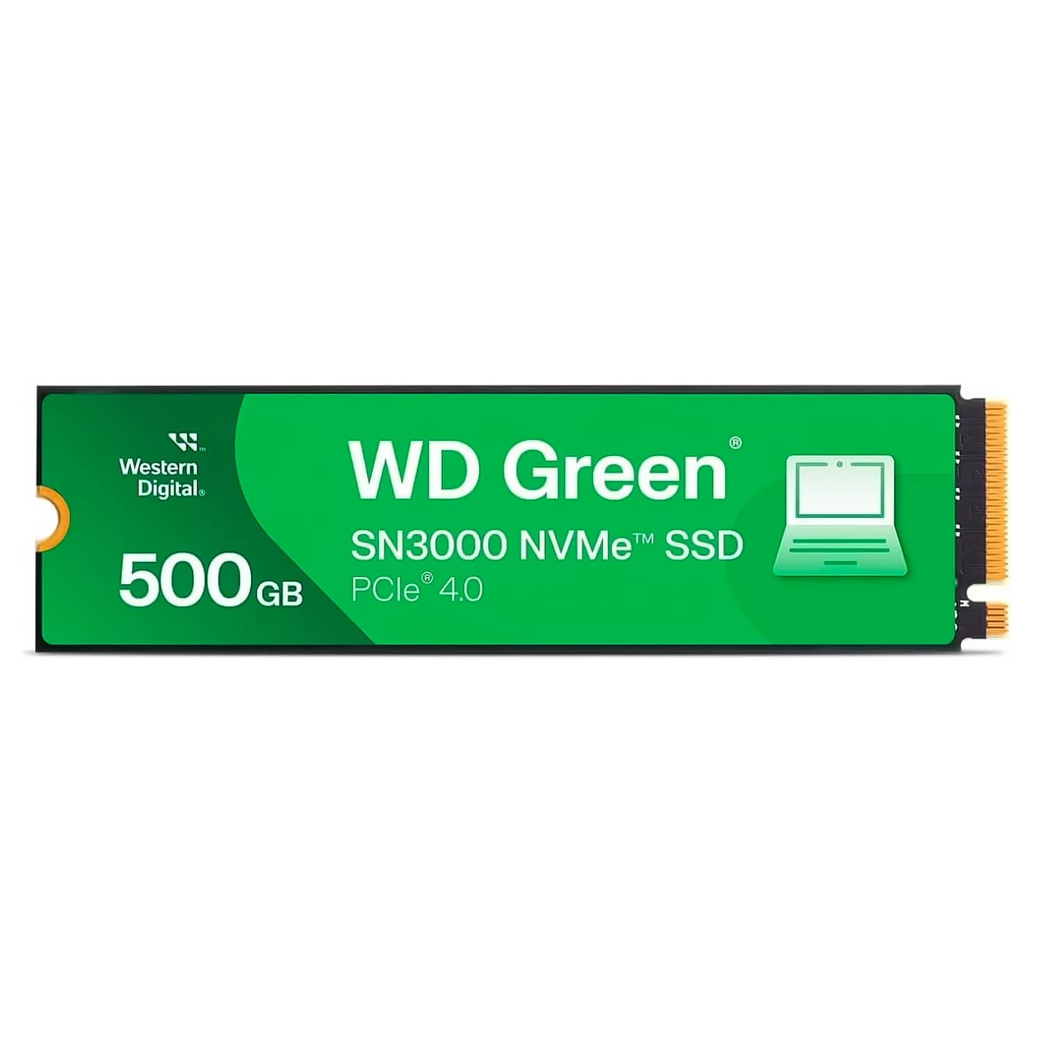 Acessório · Western Digital SSD M.2 Western Digital WD Green SN3000 500GB NVMe PCIe Gen4 - WDS500G4G0E