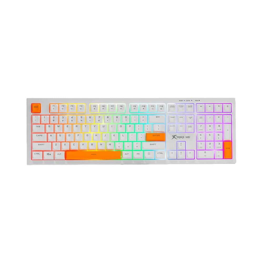 Xtrike-Me Teclado Xtrike Me Kb 512 Rgb White