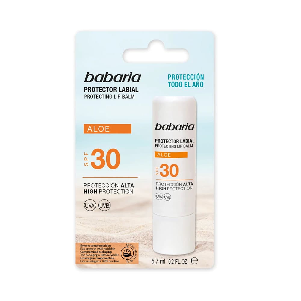 Babaria Protector Labial Babaria Aloe Spf30 5,7 Ml