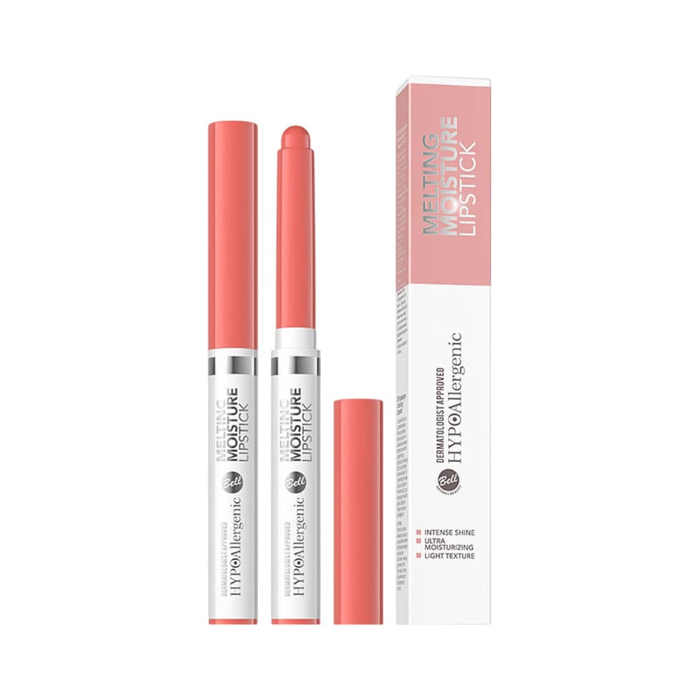 Bell Lápiz Labial Bell Hypoallergenic Melting Moisture 004 Fresh Coral 1,5 Gr