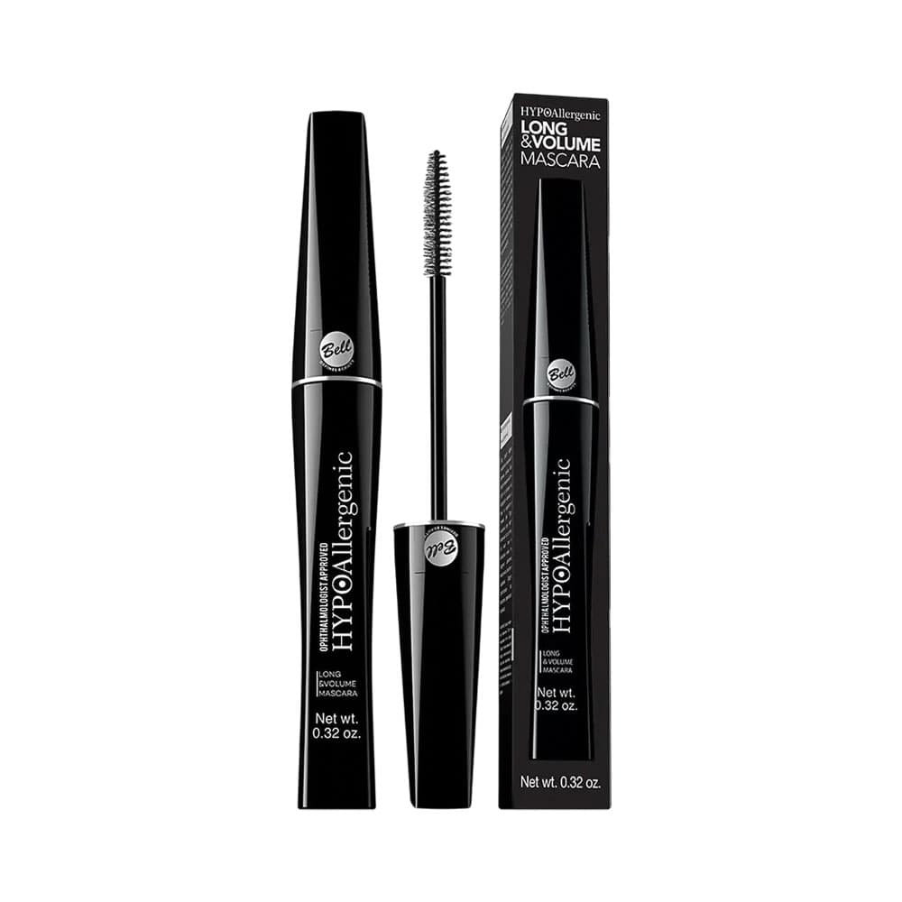 Bell Máscara Para Pestañas Bell Hypoallergenic Long &Amp; Volume 10 Black 9 Gr