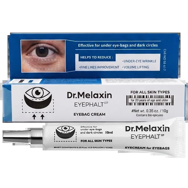 Drmelaxin Creme Para Contorno de Olhos Dr.Melaxin Eyephalt Eyebag de 10 Ml