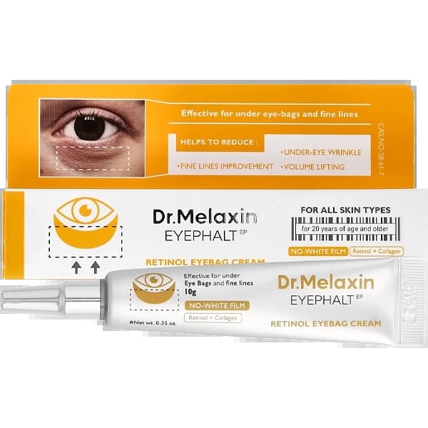 Drmelaxin Creme Para Contorno de Olhos Dr.Melaxin Eyephalt Retinol Eyebag Cream de 10 G