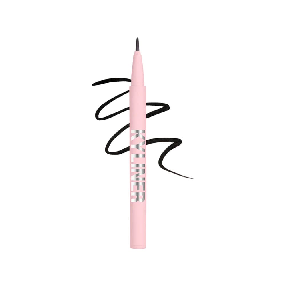 Kylie Cosmetics Delineador de Ojos Kylie Jenner Kyliner Brush Tip Liquid 001 Black 0.3 Ml