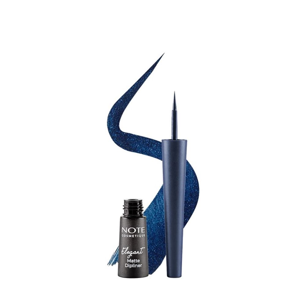 Note Delineador Liquido Note Elegant Matte Dipliner 03 Navy Blue