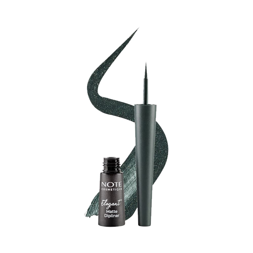 Note Delineador Líquido Note Elegant Matte Dipliner 04 Ocean Green