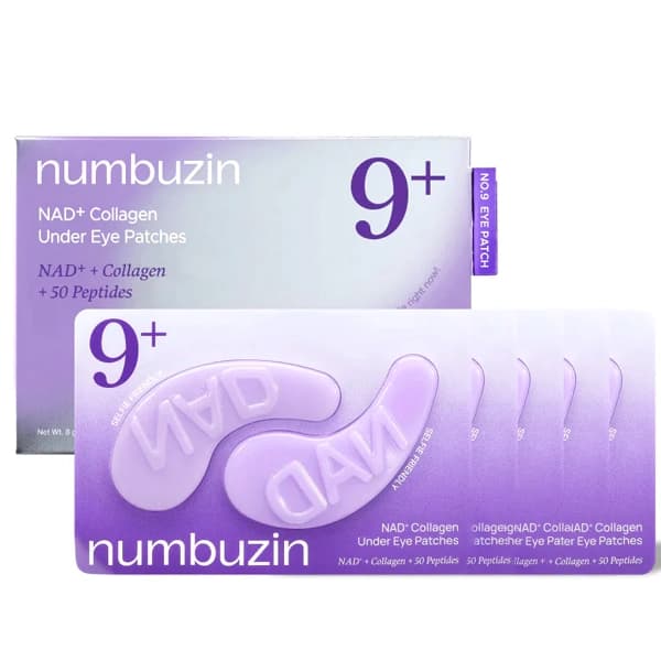 Numbuzin Máscara Para Contorno de Olhos Numbuzin No.9 Nad+ Collagen Under Eye Patches - 5 Unidades