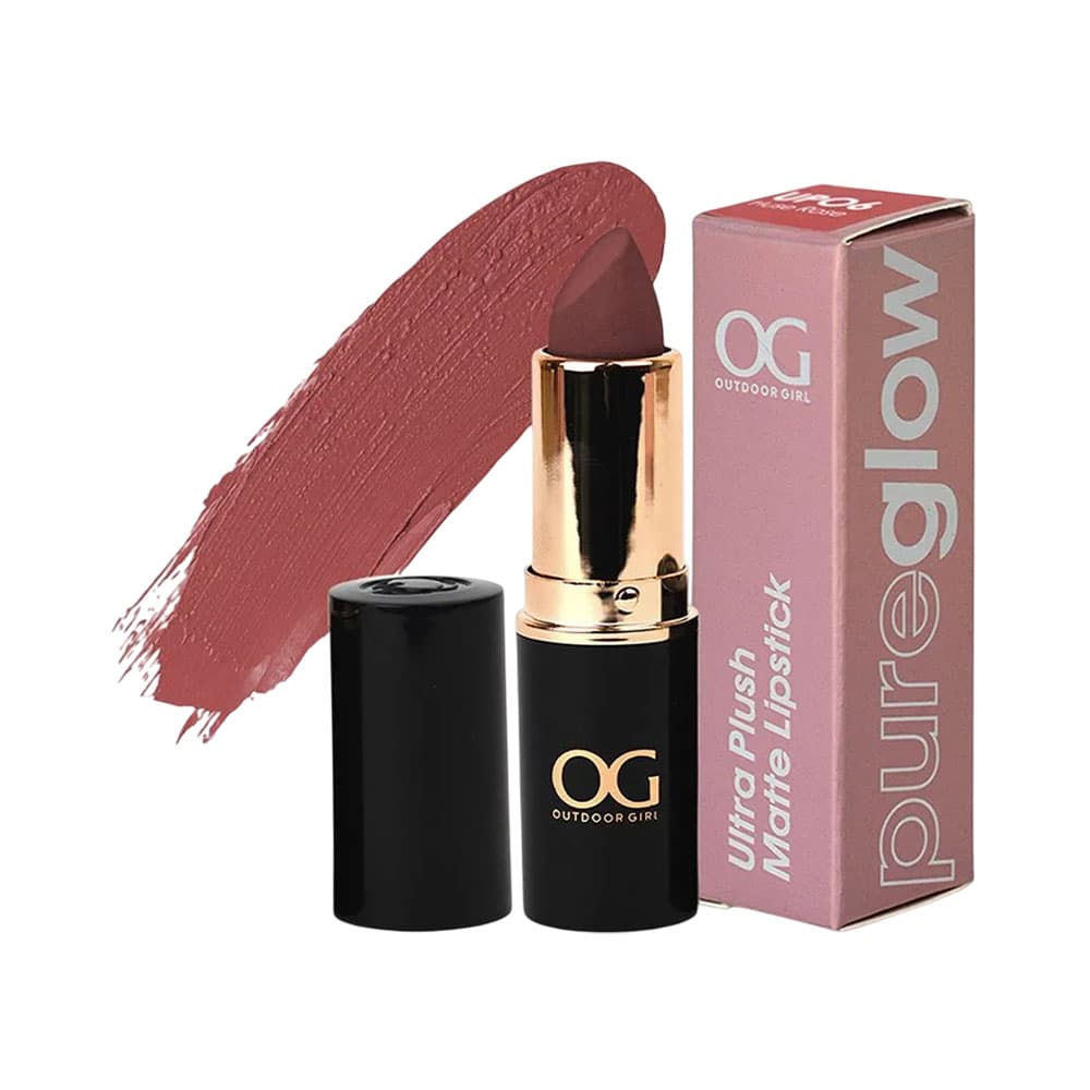 Og Labial Outdoor Girl Pure Glow Ultra Plush Matte Up06 Huse Rose 4 Gr