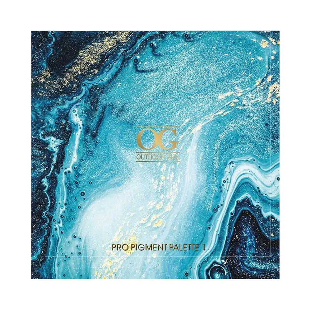 Og Paleta de Sombras Outdoor Girl Pro Pigment 01 De7183 12 Colores 16 Gr