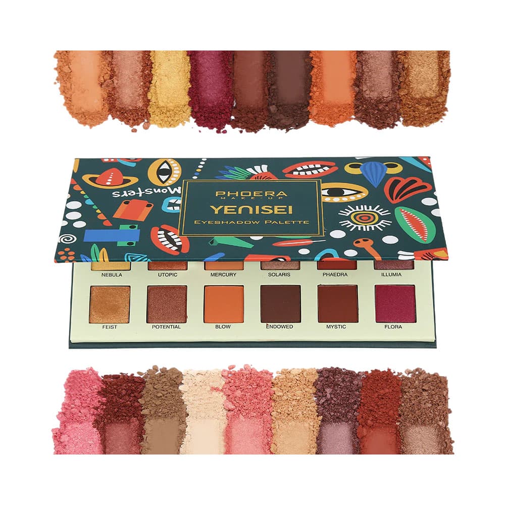 Phoera Paleta de Sombras Phoera 18 X Colores Yenisei 14 Gr