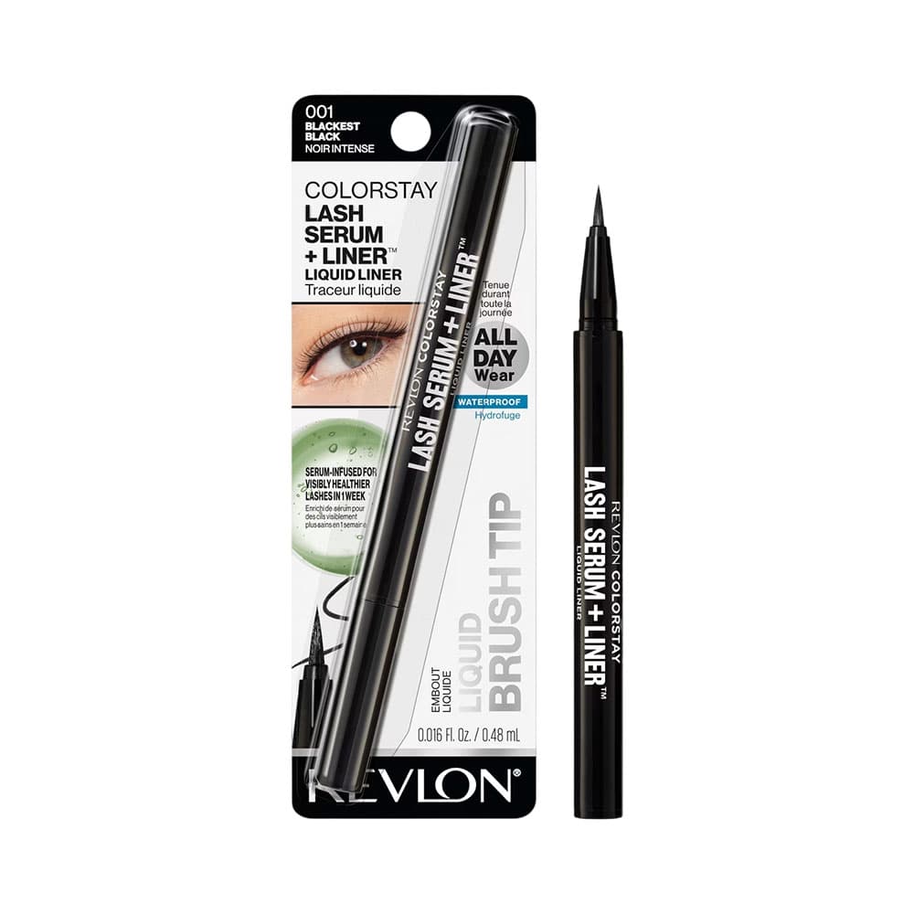 Revlon Delineador de Ojos Colorstay Lash Serum + Liner 001 Blacklest Black 0,48 Ml
