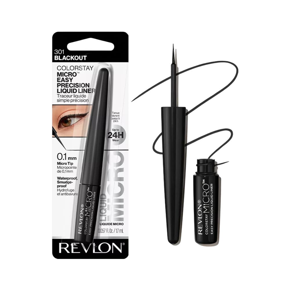 Revlon Delineador de Ojos Colorstay Micro Easy Precision Liquid 301 Blackout 1,7 Ml