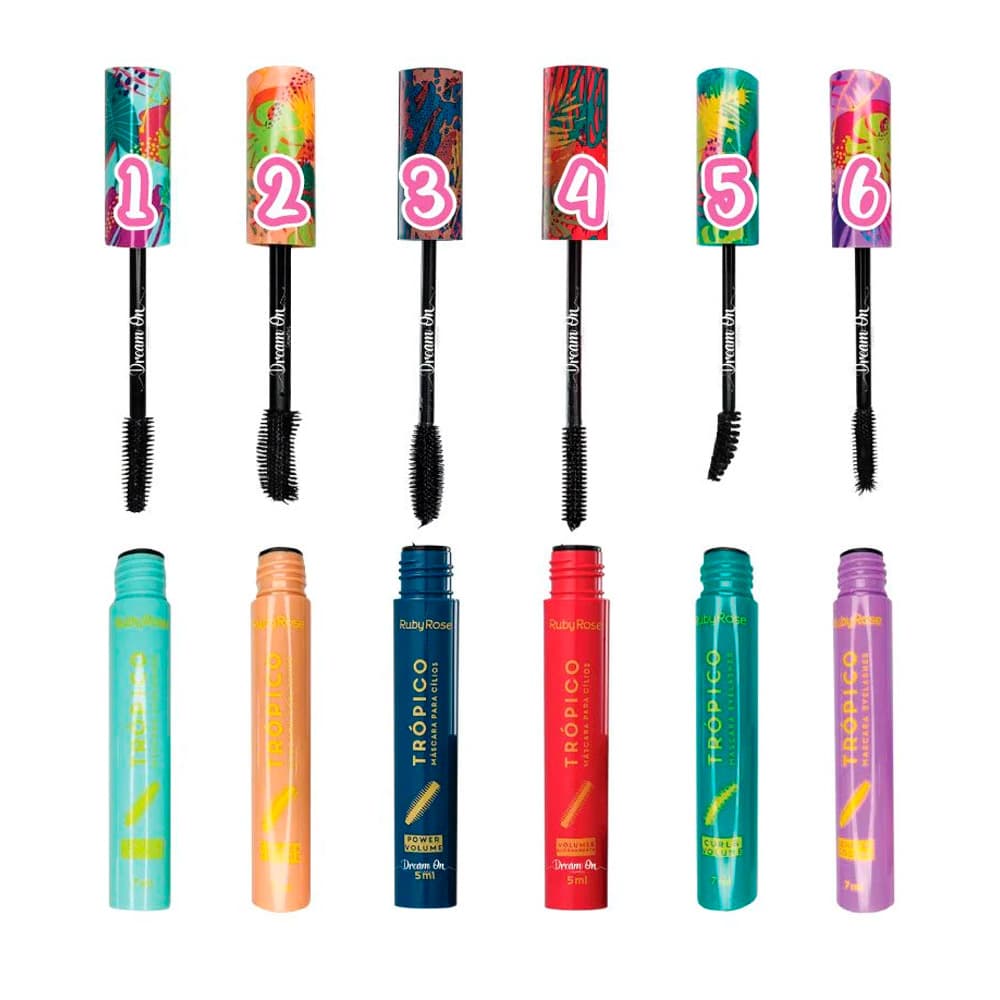 Ruby Rose Mascara de Cilios Tropico Hb 8309-1-6 (Und) - Roma Shopping - Seu Destino Para Compras No Paraguai