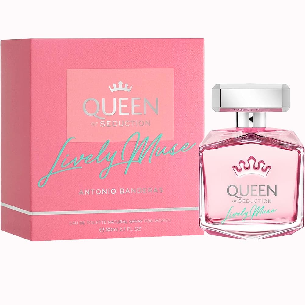 Antonio Banderas Queen of Seduction Lively Muse - Roma Shopping - Seu Destino Para Compras No Paraguai EDT 80ml