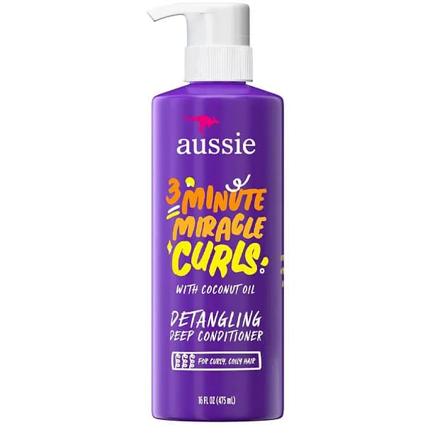 Aussie Mascara Capilar Aussie 3 Minute Miracle Curls with Coconut Oil 475ml