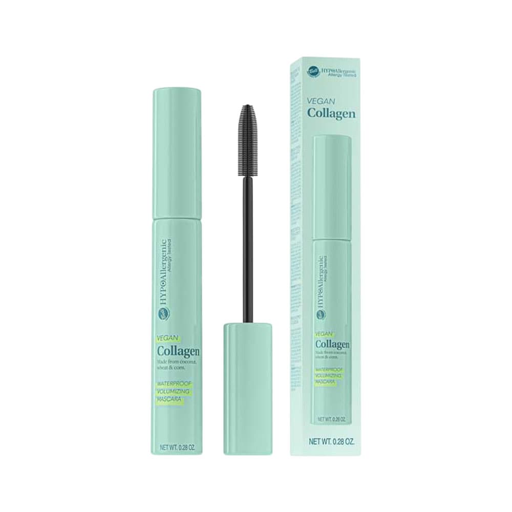 Bell Mascara Para Pestanas Bell Vegan Collagen Volumizing Waterproof 01 Black 8 Gr