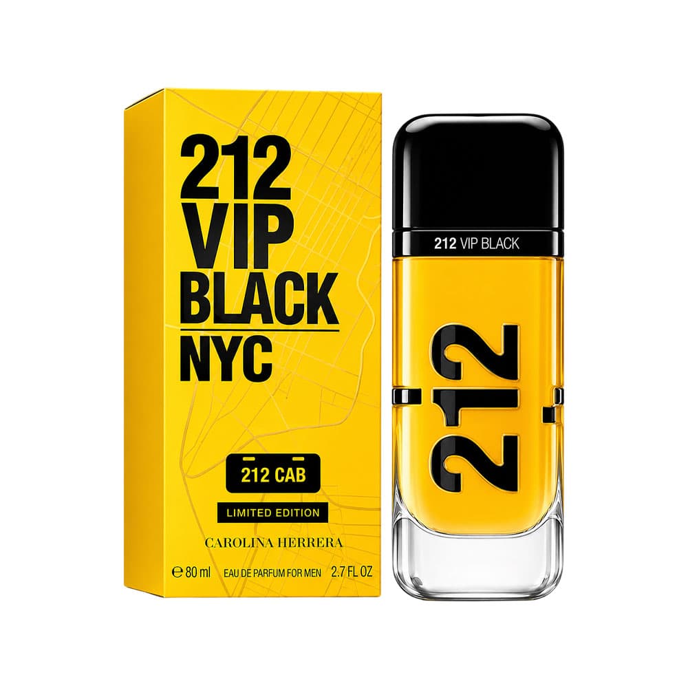 Carolina Herrera 212 Vip Black Nyc le Cab EDP 80ml