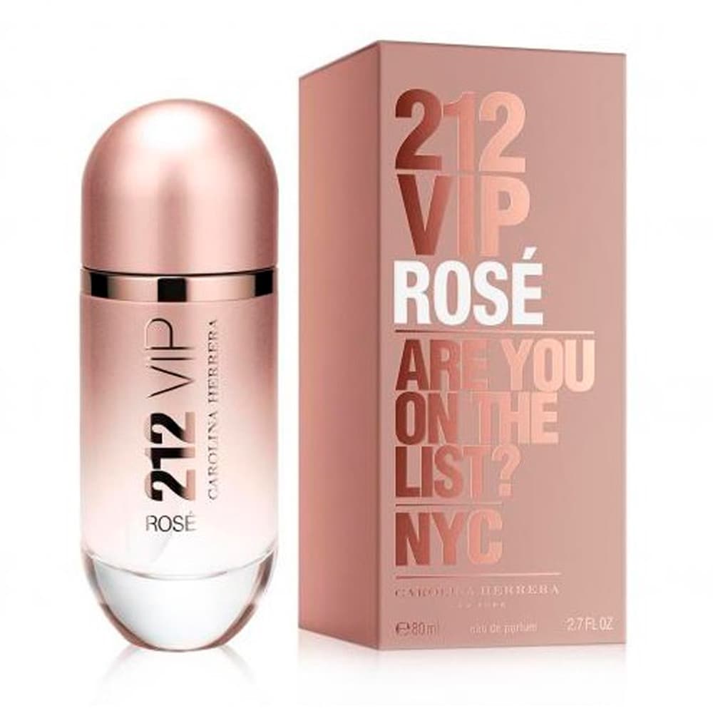 Carolina Herrera 212 Vip Rose - Roma Shopping - Seu Destino Para Compras No Paraguai EDP 80ml