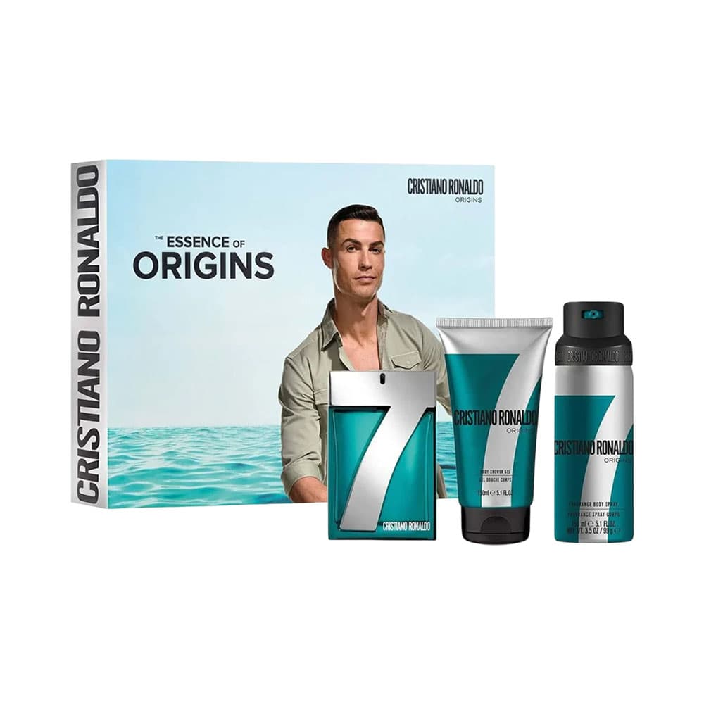 Cristiano-Ronaldo Kit Cristiano Ronaldo Cr7 Origins + Shower Gel + Boddy EDT 100ml
