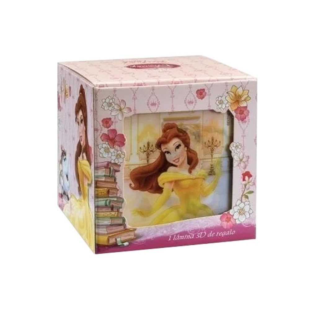 Disney Infantil Princesas Bella + Lamina 3D+ 50ml