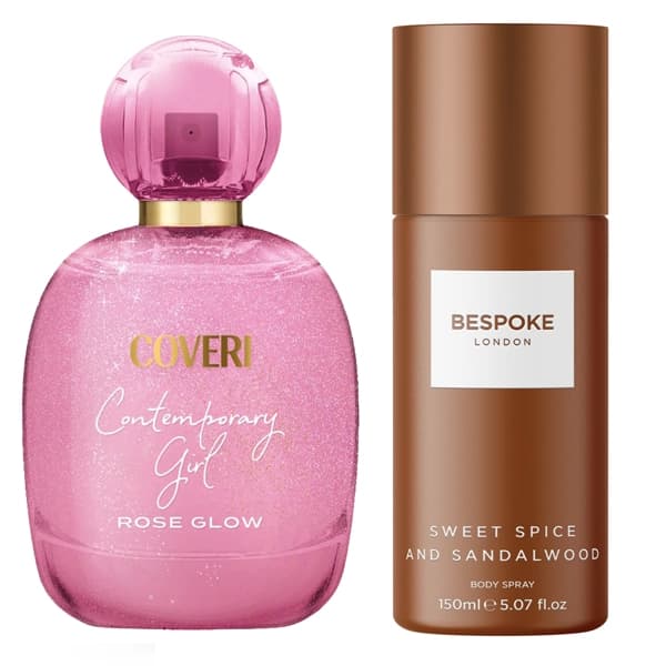 Enrico-Coveri Kit Enrico Coveri Contemporary Girl Rose Glow + Locao Corporal EDP 100ml