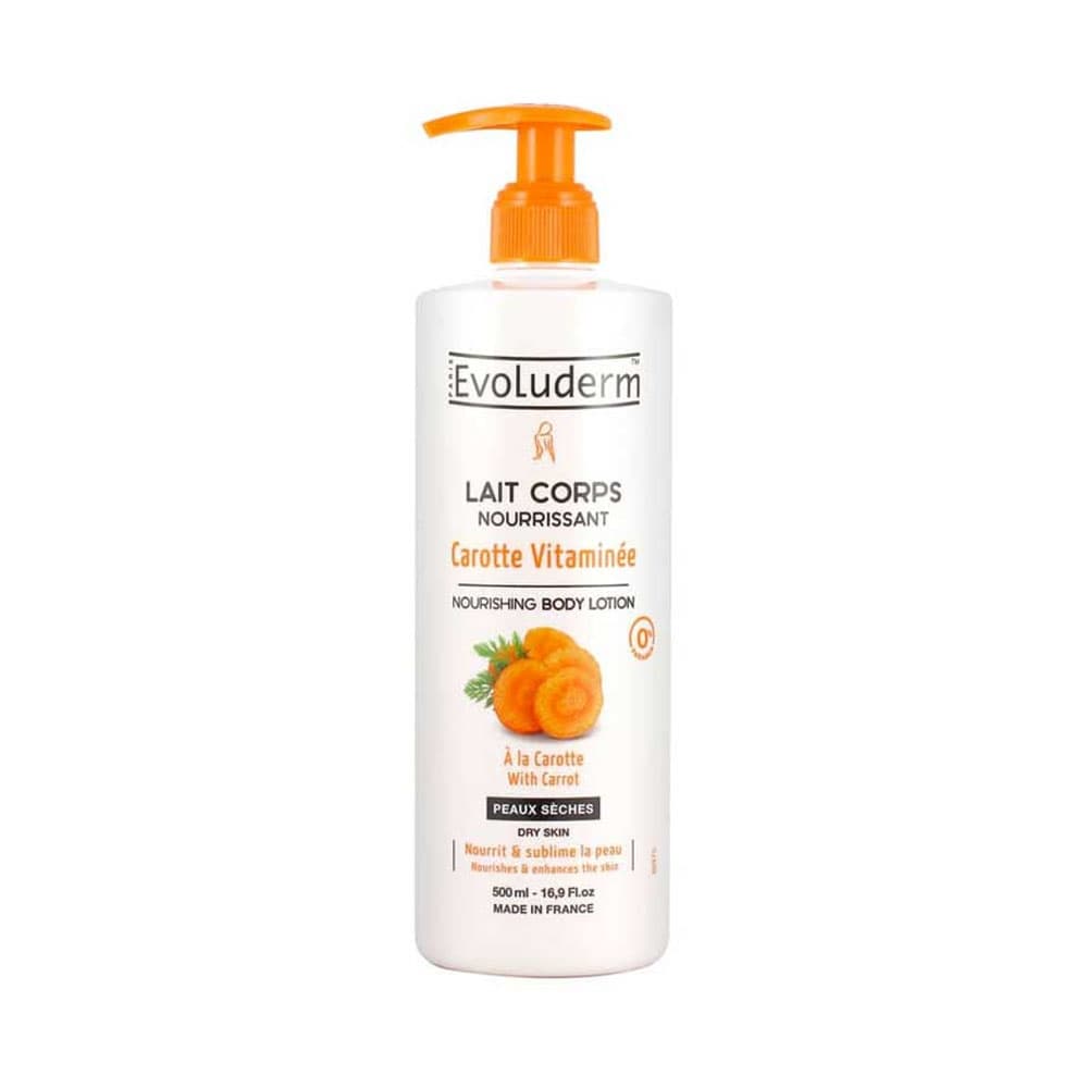 Evoluderm Leche Hidratante Evoluderm Lait Corps Carotte Vitaminee 500ml