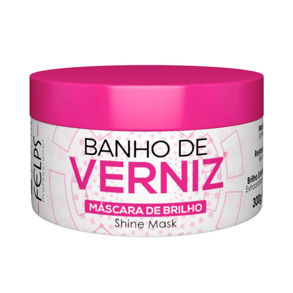 Felps Mascara Capilar Felps Banho de Verniz 300 Gr