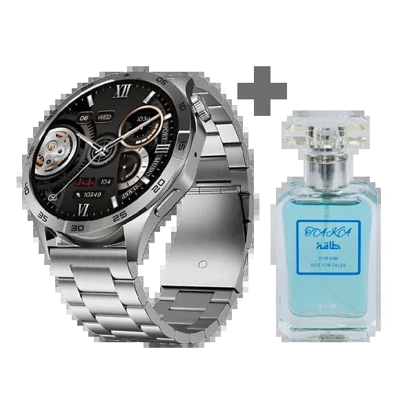 G-Tide Kit Relogio G-Tide Power Com Bluetooth - Prata + Tcakca 30ml