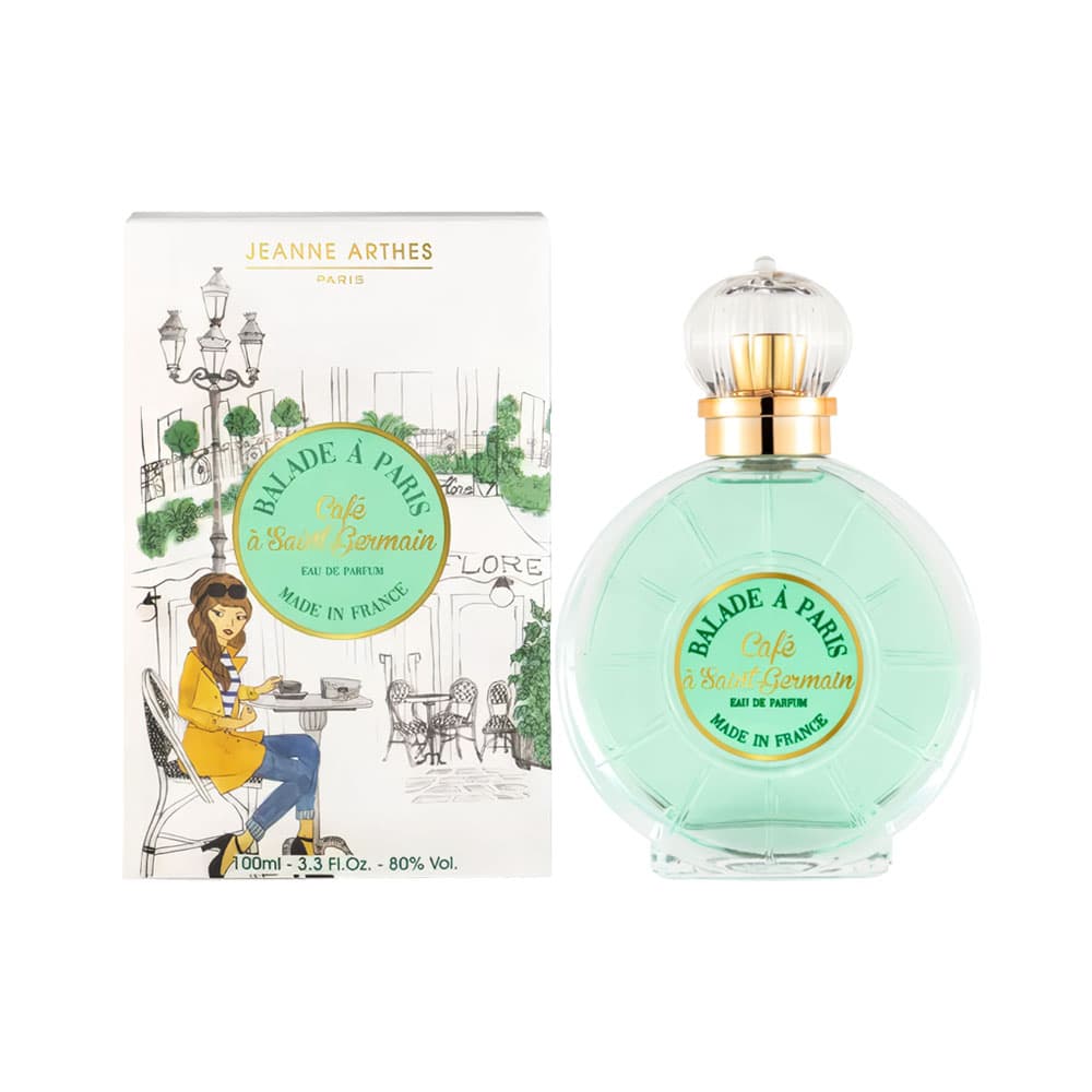 Jeanne Arthes Balade A Paris Cafe A Saint Germain EDP 100ml