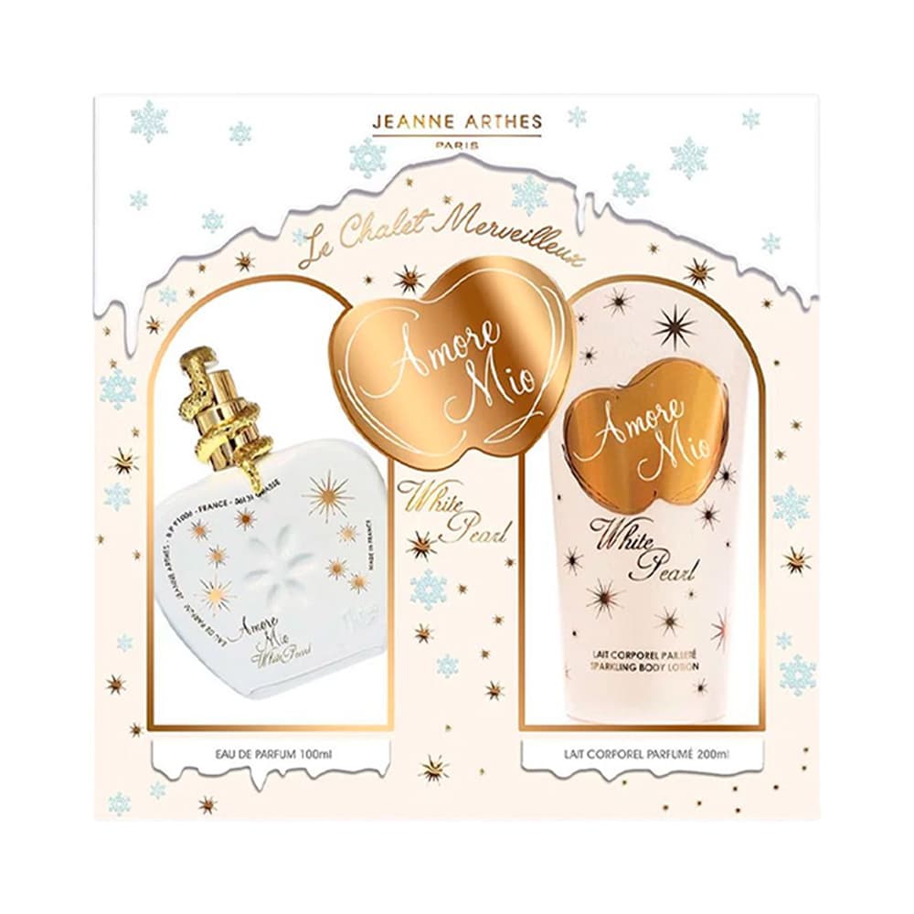 Jeanne Arthes Kit Amore White Pearl 2 Piezas