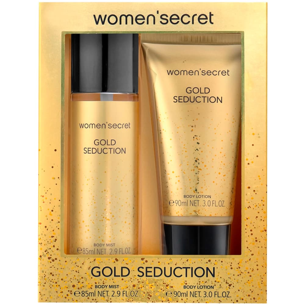 Kit Secret Gold Seduction Body Mist +Bl - Roma Shopping - Seu Destino Para Compras No Paraguai 85ml