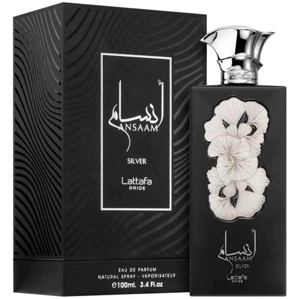 Lattafa Ansaam Silver - Roma Shopping - Seu Destino Para Compras No Paraguai EDP 100ml