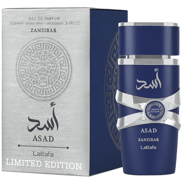 Lattafa Asad Zanzibar Blue Limited Edition EDP 100ml