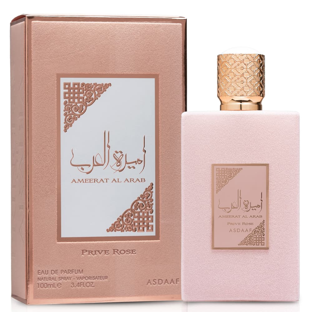 Lattafa Asdaaf Ameerat Al Arab Prive Rose - Roma Shopping - Seu Destino Para Compras No Paraguai EDP 100ml