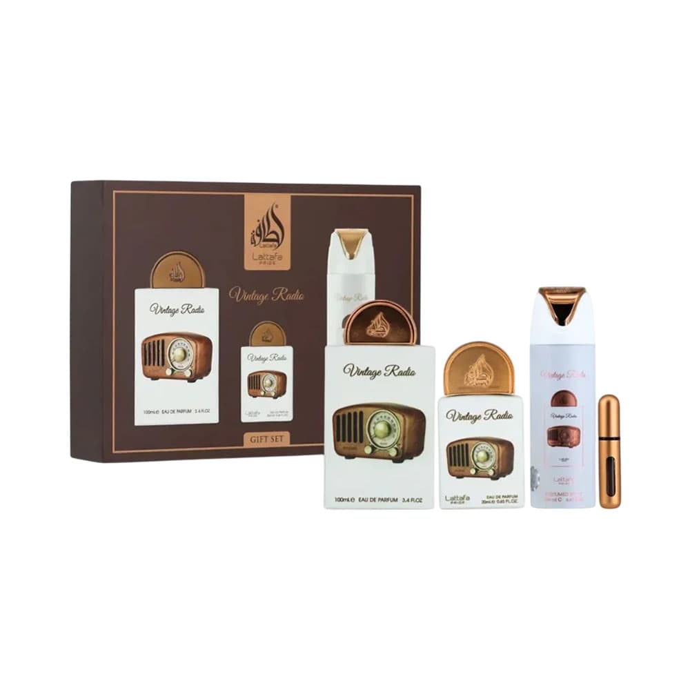 Lattafa Kit Vintage 3 Unidades EDP