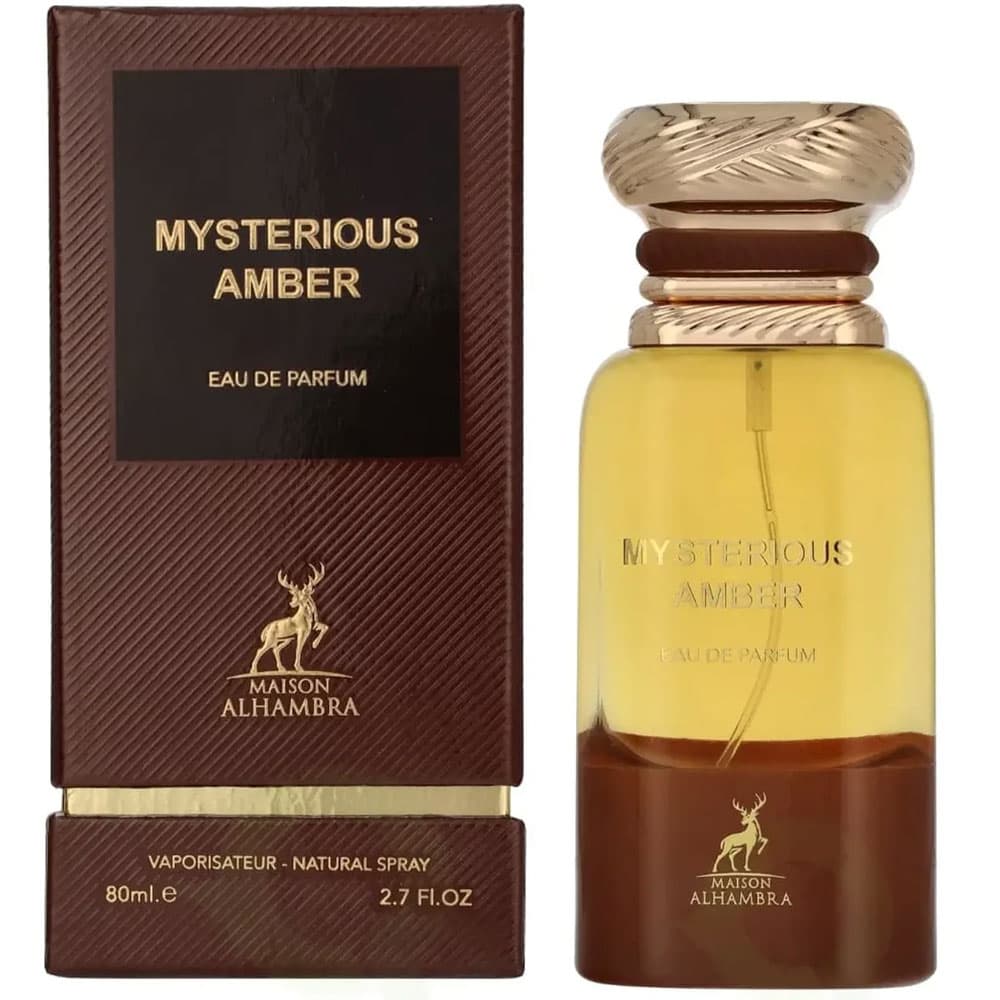 Maison Alhambra Mysterious Amber - Roma Shopping - Seu Destino Para Compras No Paraguai EDP 80ml