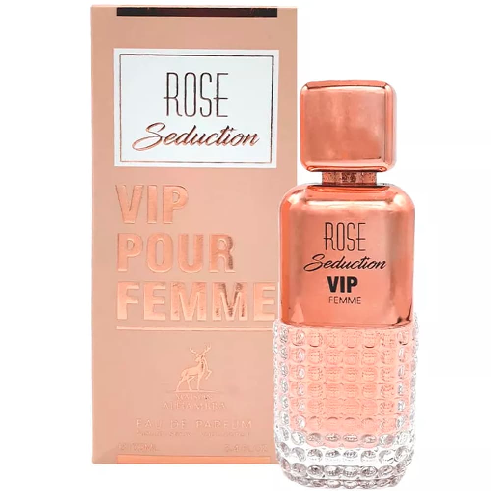 Maison Alhambra Rose Seduction Vip - Roma Shopping - Seu Destino Para Compras No Paraguai EDP 100ml