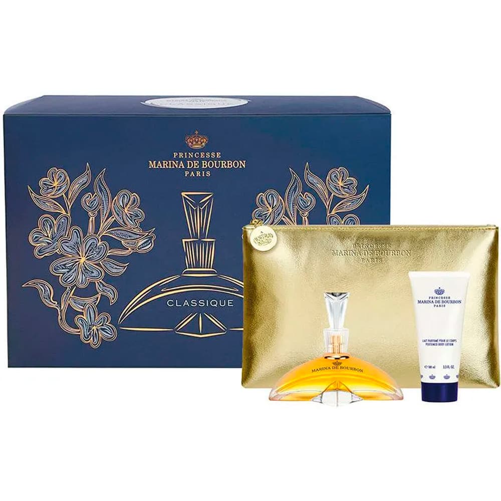 Marina de Bourbon Classique + Kit Body + Neceser - Roma Shopping - Seu Destino Para Compras No Paraguai EDP 100ml
