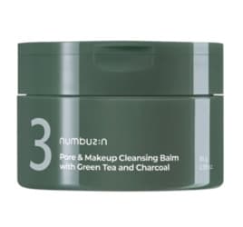 Numbuzin Pore&Makeup Cleansing Balm with Green Tea and Charcoal 85G - Numbuzin