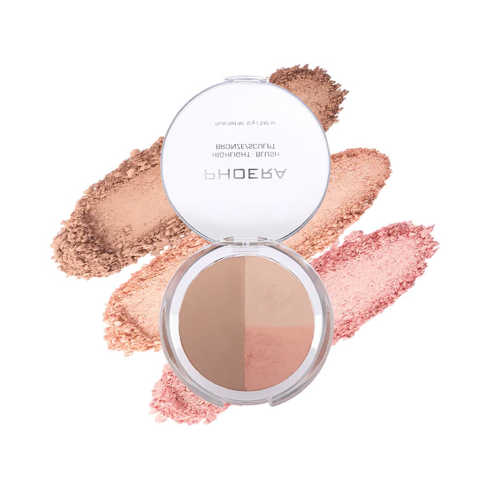 Phoera Paleta Phoera Satin Finish 3 In1 001 Fair 12 Gr