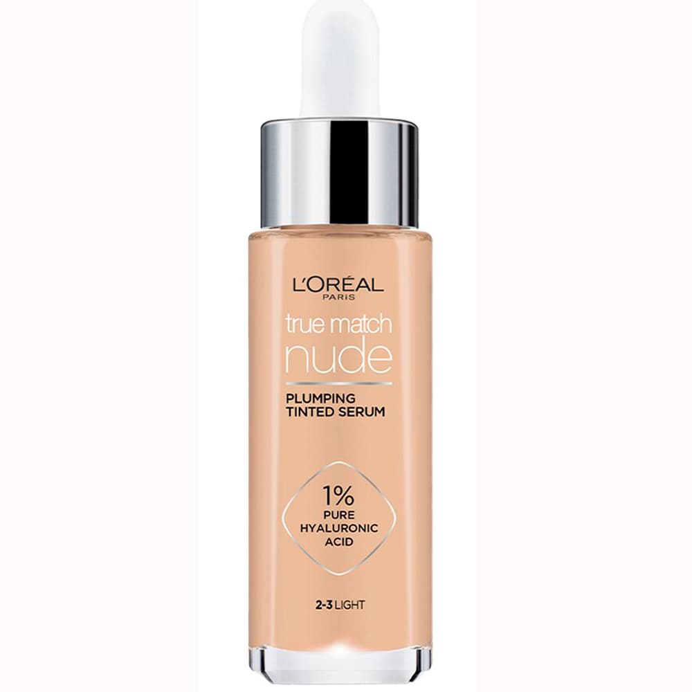 Serum L'oreal True Match Nude Com 1% de Acido Hialuronico 2-3 Light - Roma Shopping