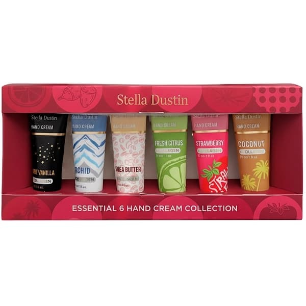 Stella Dustin Kit Creme Para Maos Essential Hand Cream Collection - 6 Unidades 30ml
