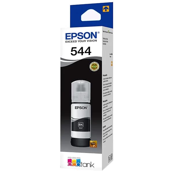 Epson Tinta Epson T544 120 C13T00N12A para Impressora Eco Tank - Preta
