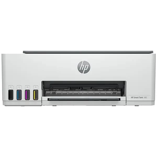 HP Impressora Multifuncional HP Smart Tank 580 com Wi-Fi 100 - 240 V ~ 50 60Hz - Branco Cinza
