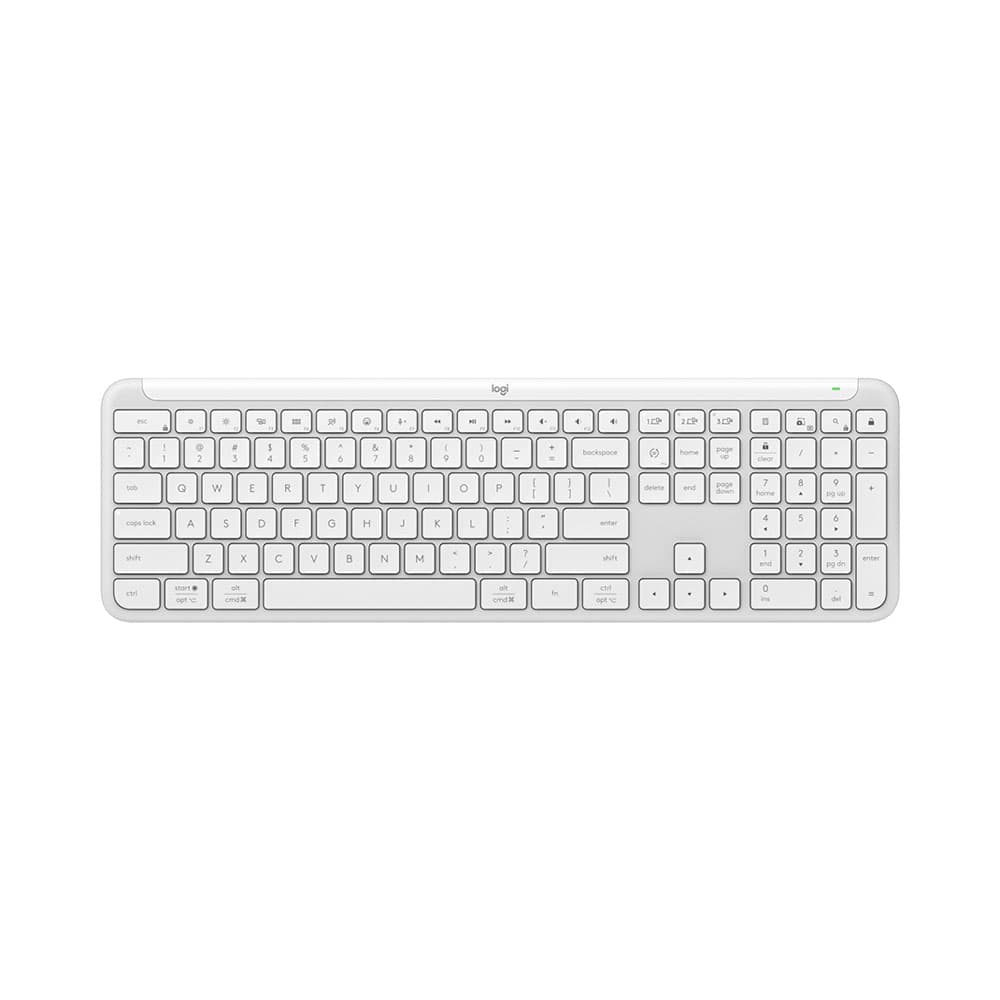 Logitech Teclado Inalámbrico Logitech Signature Slim K950 920 012593 Blanco (Español)