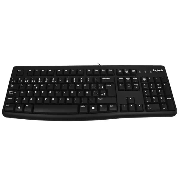 Logitech Teclado Logitech K120 Espanhol USB - Preto