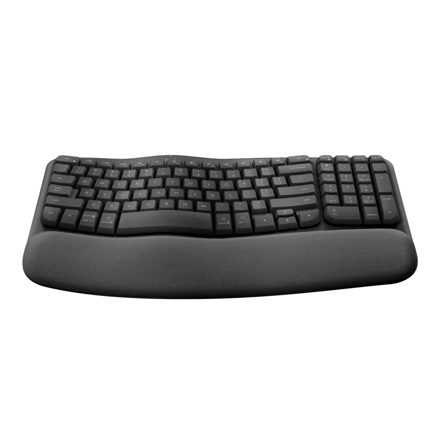 Logitech Teclado Logitech Wave Keys 920-012278 Ergonômico Sem Fio - Preto