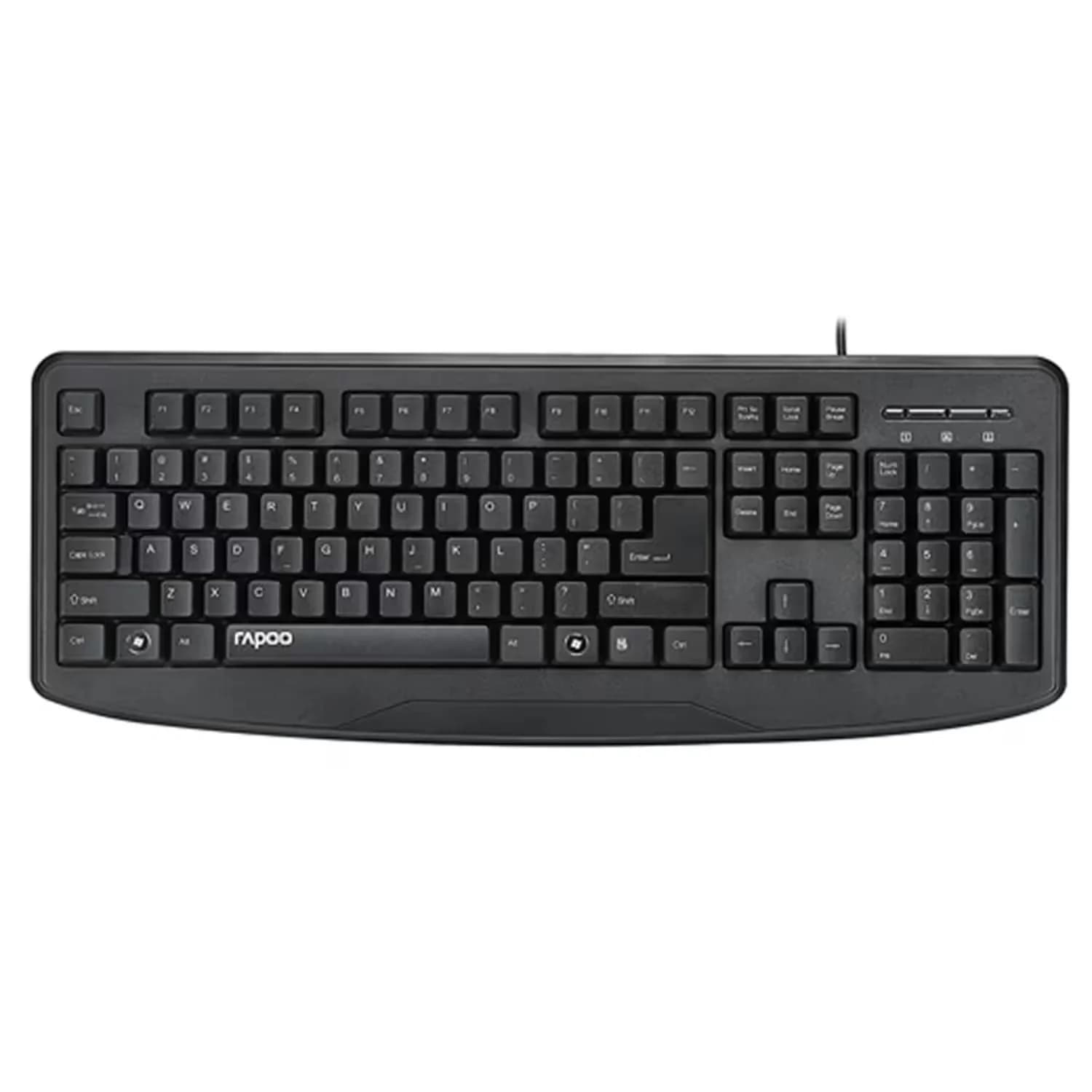 Rapoo Teclado Rapoo NK2500 com Fio - Preto
